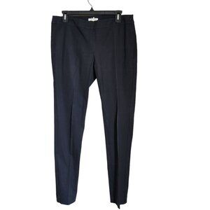 Eileen Fisher Pants Women Small Trousers Black Zipper Ankle Organic Cotton 36x29